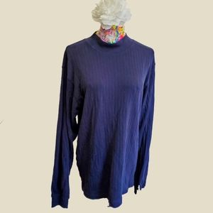 Ivy Crew Blue Long Sleeve Shirt, Size M